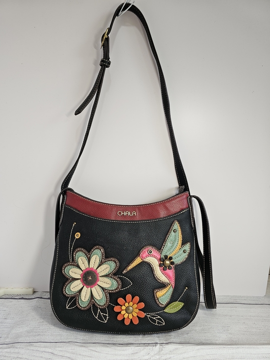 Chala Handbags - CHALA Hummingbird Crescent Crossbody Bag